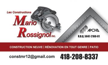 Les Constructions Mario Rossignol Inc.