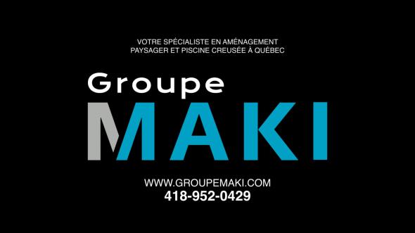 Groupe MAKI spécialiste en paysagement et piscine en fibre au Québec